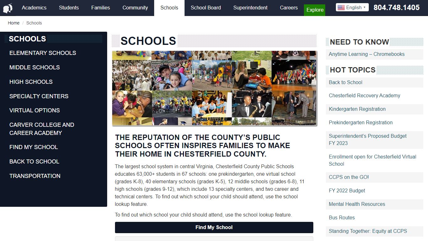 Schools - Chesterfield County Public Schools